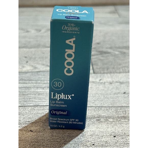 COOLA Classic Liplux Organic Lip Balm Sunscreen SPF 30 .15oz Full Size - Picture 1 of 8